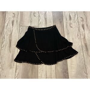 First Love  black, mini skirt, size S